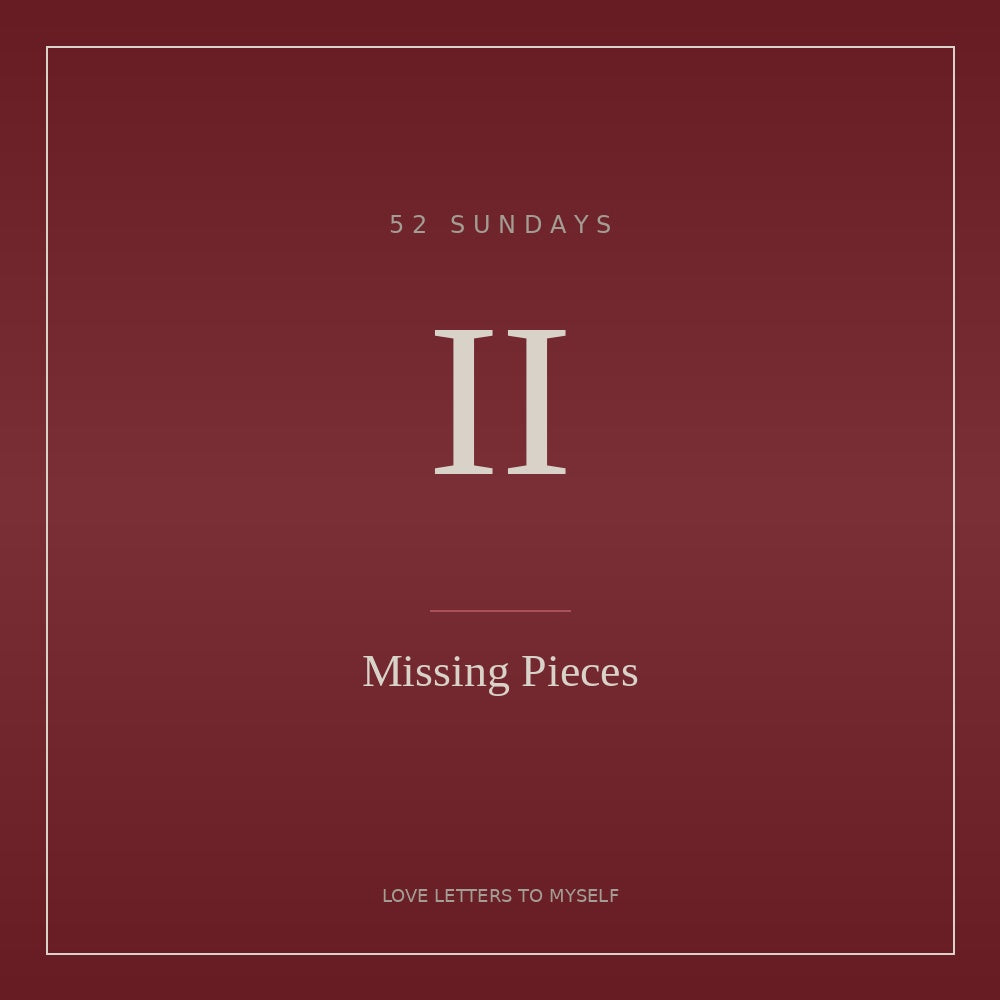 Chapter II — Missing Pieces (Full Chapter)